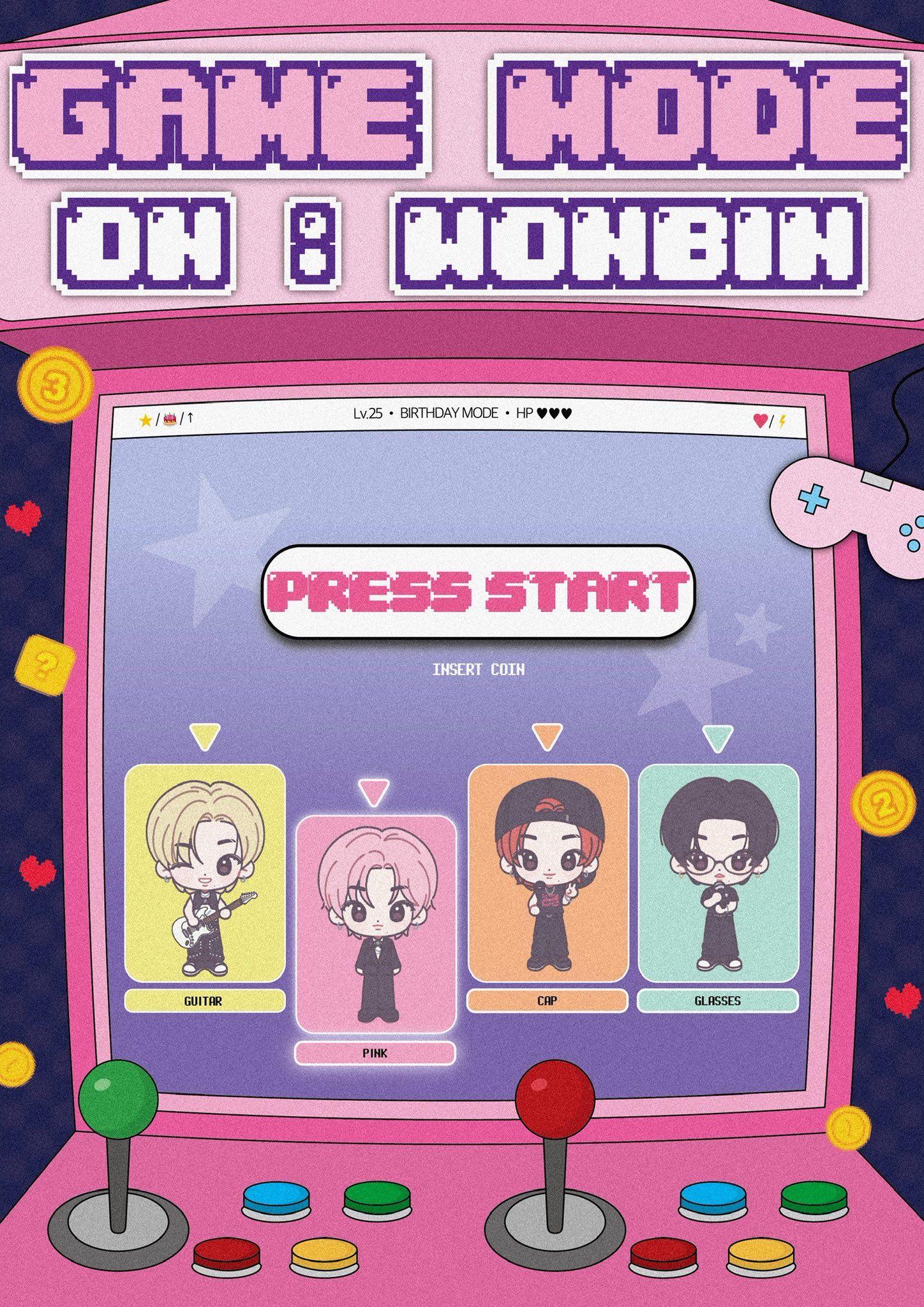 GAME MODE ON : WONBIN poster