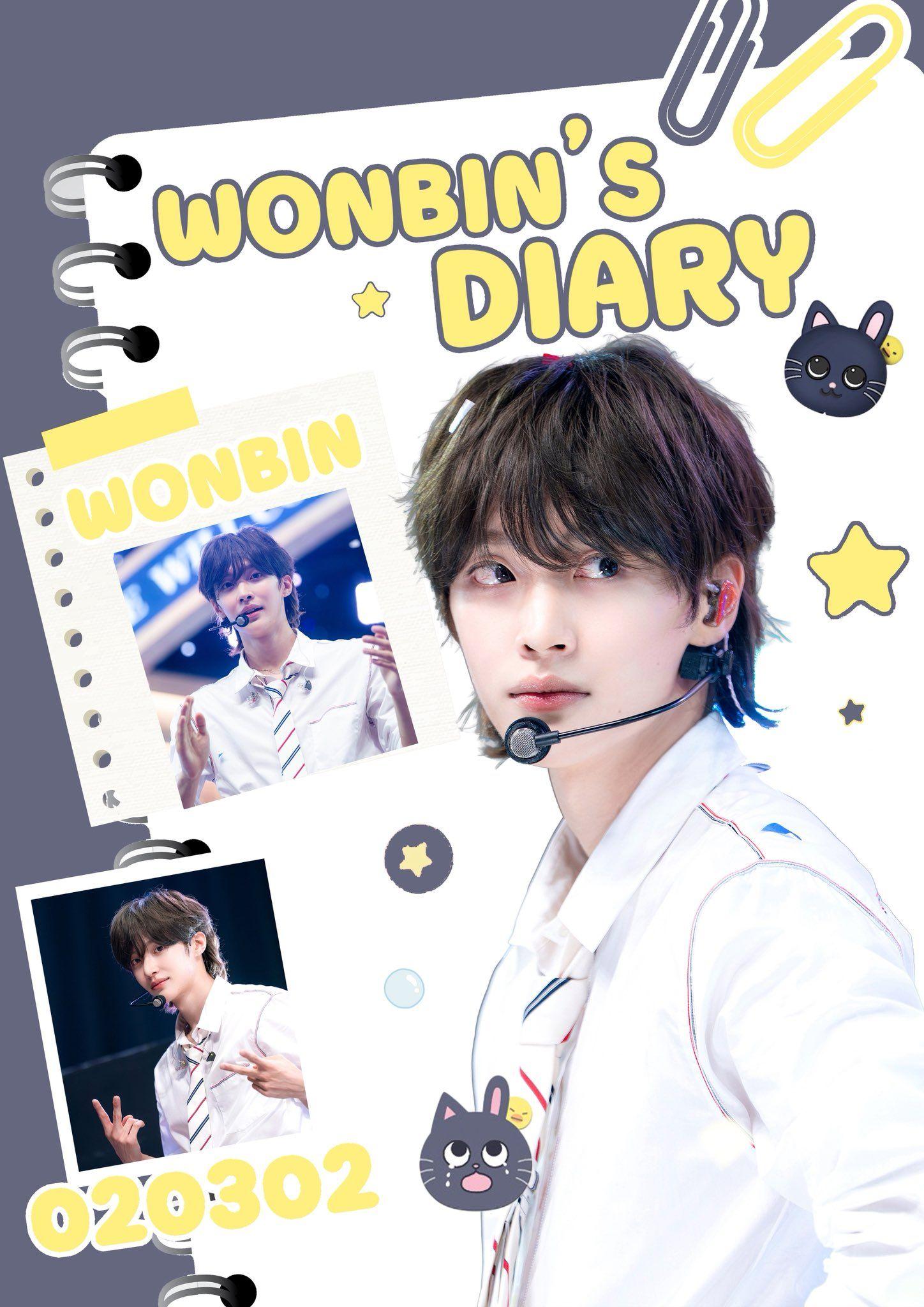 WONBIN'S DIARY poster