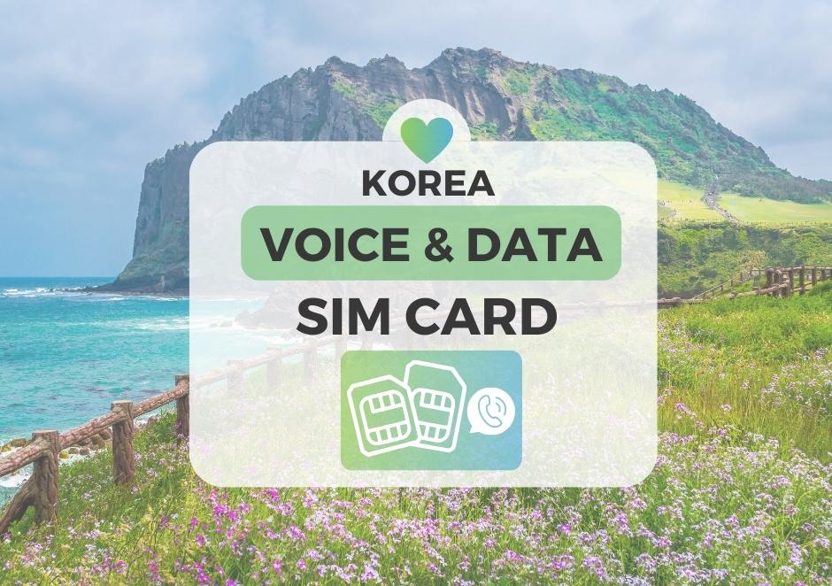 [USIM] Unlimited/Rechargeable Prepaid VOICE & DATA SIM (Link Korea)