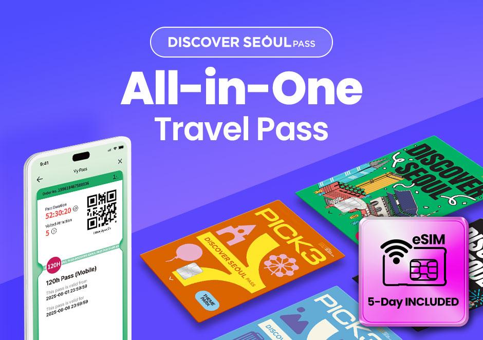 [Seoul] Discover Seoul Pass Card - Seoul official Tourist Pass