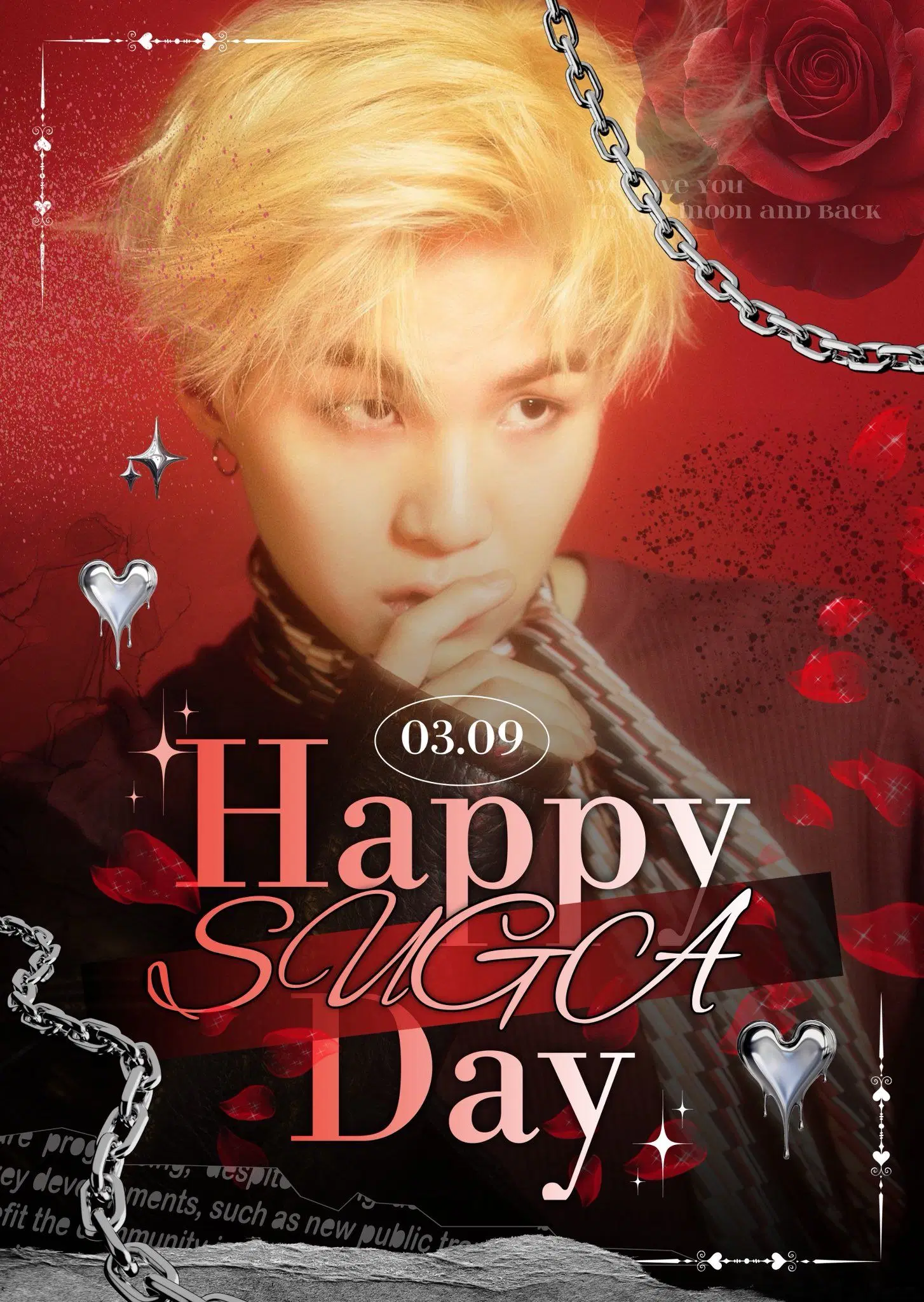 Happy SUGA Day poster